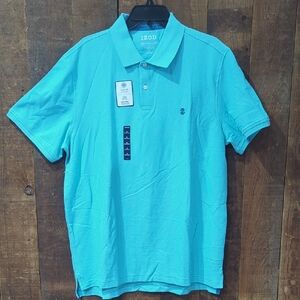 Izod Men's Aqua Polo Shirt
